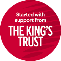 Started with support from the King's Trust (logo)