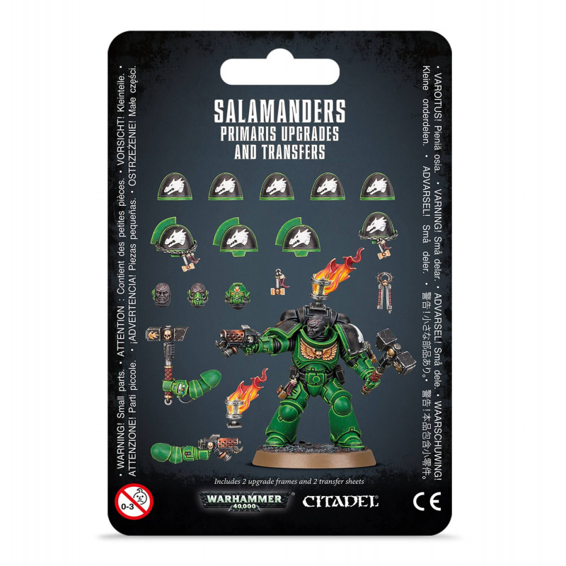 Salamanders Primaris Upgrade Sprue