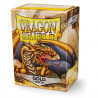 Dragon Shield - Matte Standard Size Sleeves 100pk - Gold