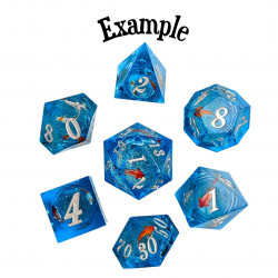Mystery Liquid Core Dice Set