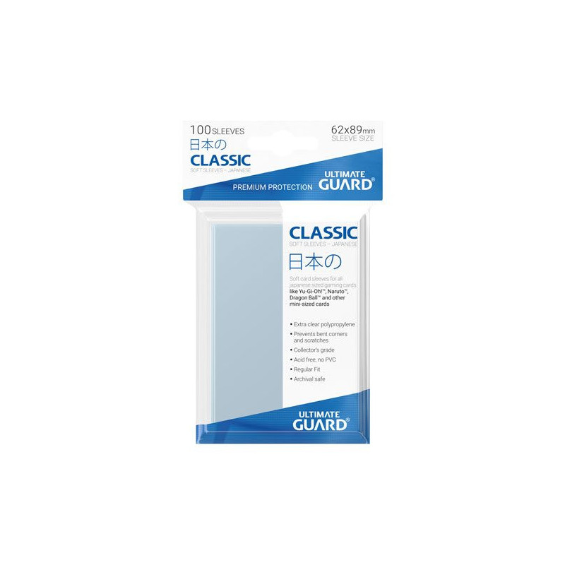 Ultimate Guard Classic Sleeves Japanese Size (100)