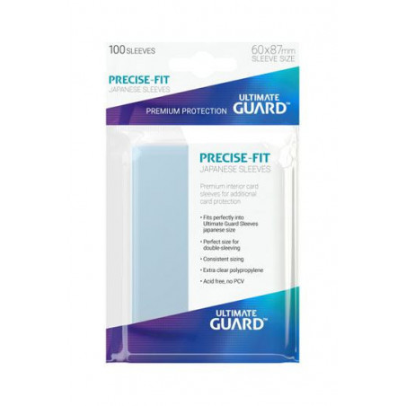 Ultimate Guard Precise-Fit Sleeves Japanese Size (100)
