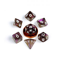 FanRoll Mini Dice Set Stardust Supervolcano