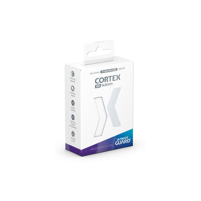 Cortex 100 Sleeves Standard Size White