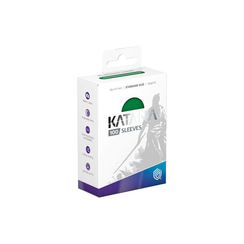 Katana 100 Sleeves Standard Size Jade Garden