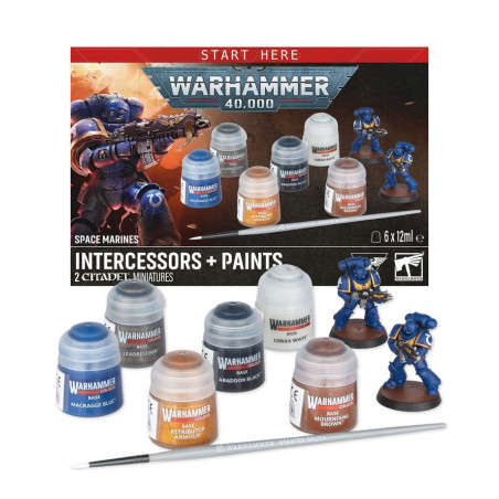 Space Marines: Intercessors + Paints