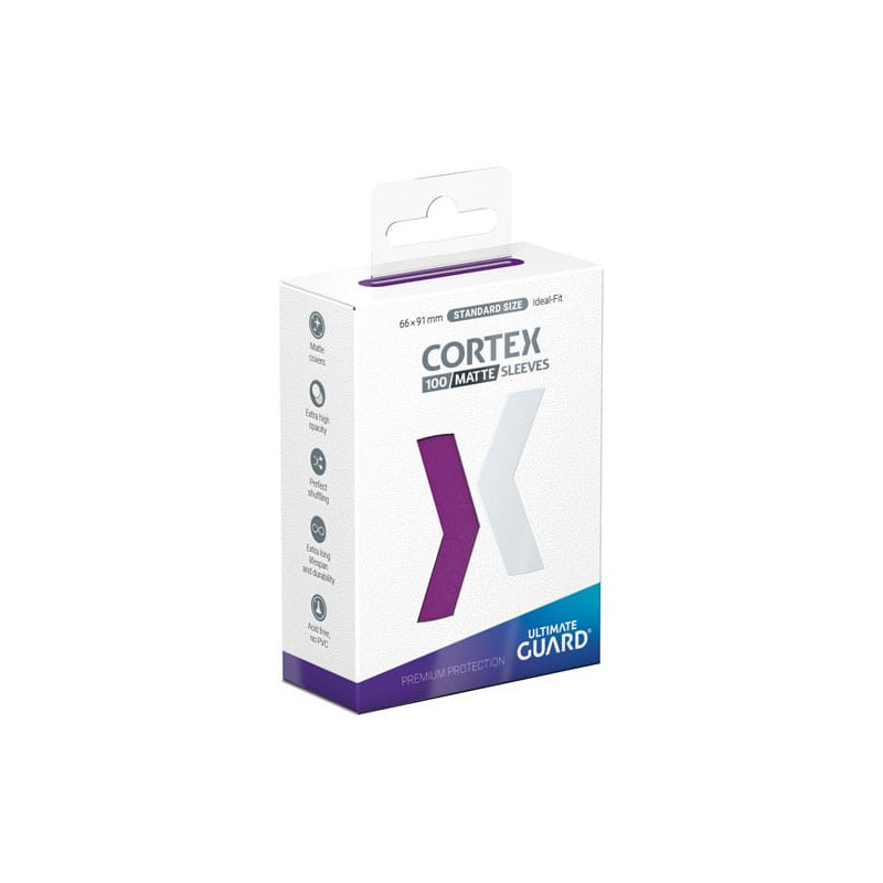 Cortex 100 Matte Sleeves Standard Size Purple
