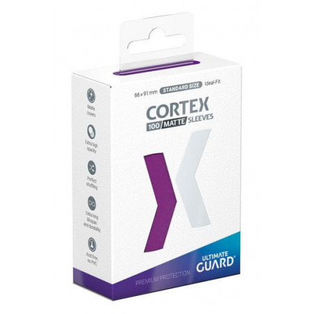 Cortex 100 Matte Sleeves Standard Size Purple
