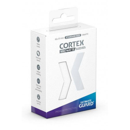 Cortex 100 Matte Sleeves Standard Size White