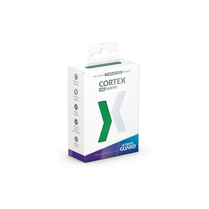 Cortex 100 Matte Sleeves Standard Size Green