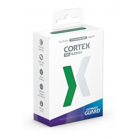 Cortex 100 Matte Sleeves Standard Size Green