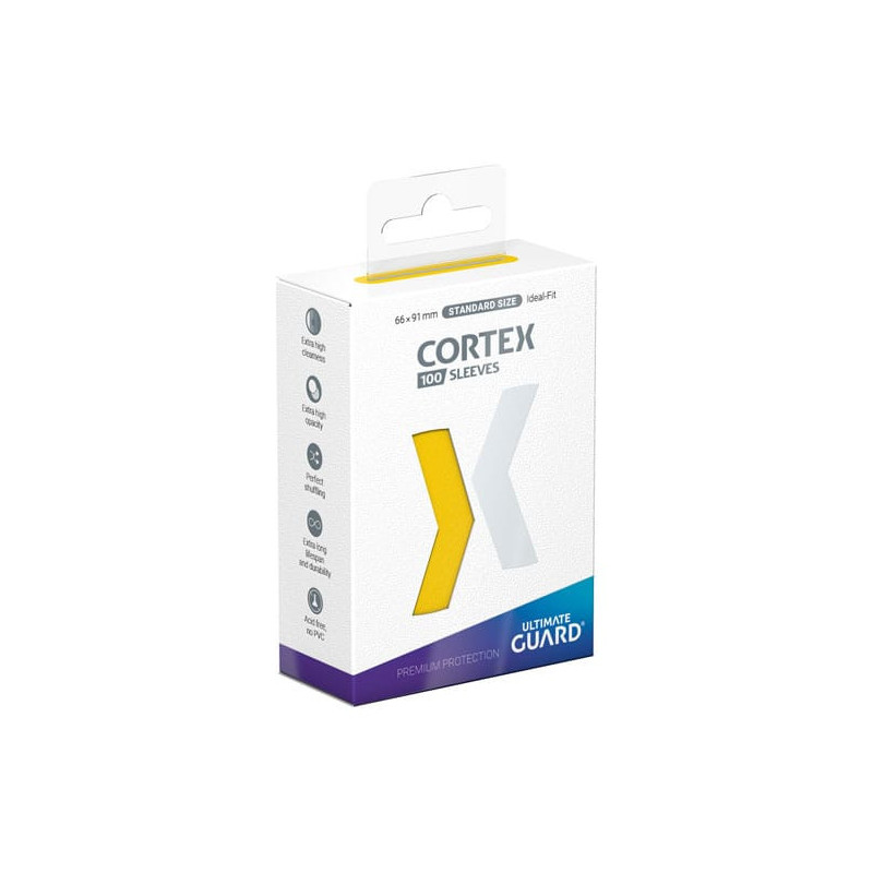 Cortex 100 Matte Sleeves Standard Size Yellow