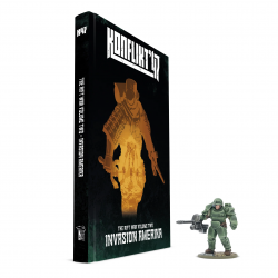 Invasion Amerika & 'T2 Prototype Heavy Armor' book miniature