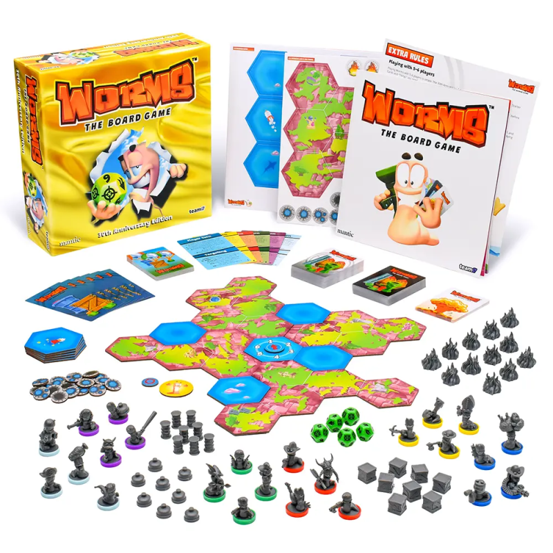Worms The Board Game 30th Anniversary Edition